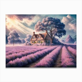 Lavender Fields Canvas Print