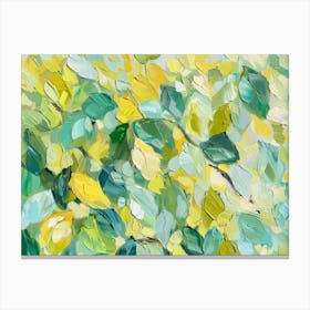 Yellow Leaves 3 Canvas Print