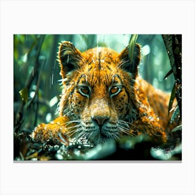 Wild Cat Species - Wild Cat Eyes Canvas Print