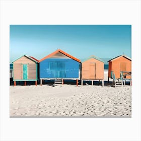 Beach Huts 9 Canvas Print