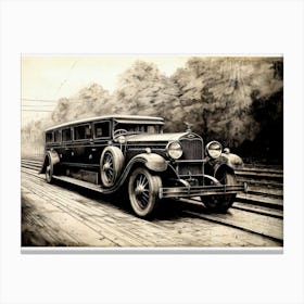 Old Fashioned Car Canvas Print
