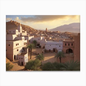 Old Moroccan City 1 Canvas Print
