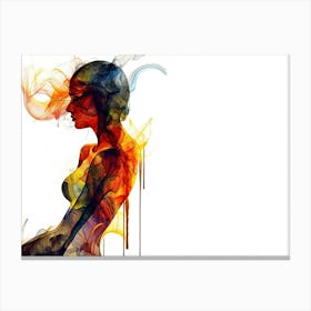 Abstract Of A Woman 6 Canvas Print