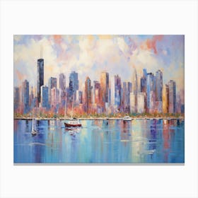 Chicago Skyline 5 Canvas Print
