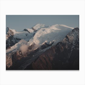 Snow Covered Mountains Canvas Print