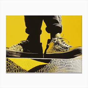 Snakeskin Shoes Canvas Print