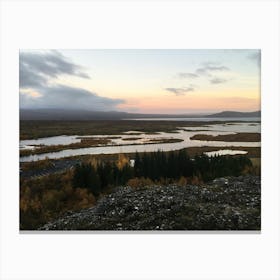 Autumn Lakes Canvas Print