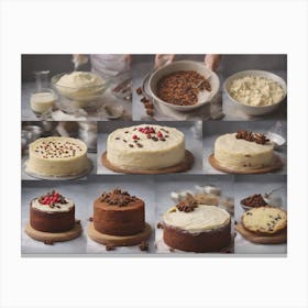 Cake Making Canvas Print