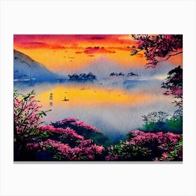 Twilight Serenity Enigma Canvas Print