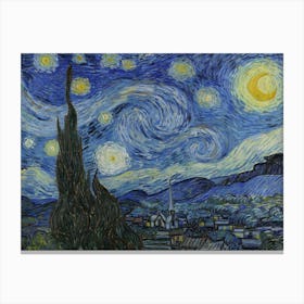 Vincent Van Gogh, The Starry Night, 1889. Canvas Print