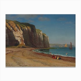 An European Coast, Albert Bierstadt Canvas Print