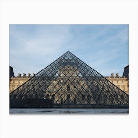 The Louvre Pyramid Canvas Print