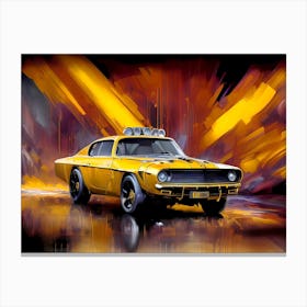 Yellow Car 1 Canvas Print