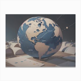 World Map Canvas Print