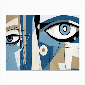 Eyes Of A Woman 1 Canvas Print