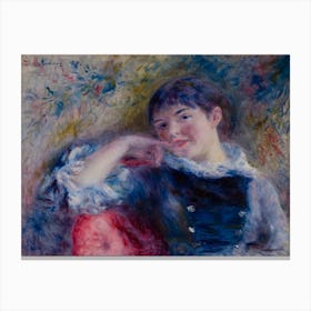 The Dreamer, Pierre Auguste Renoir Canvas Print