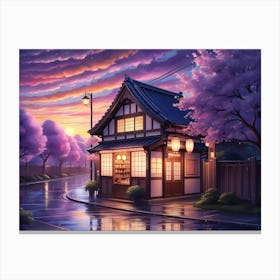 Asian House Canvas Print