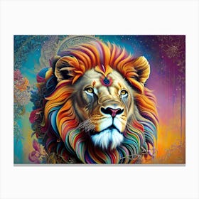 Lion Painting 69 Canvas Print