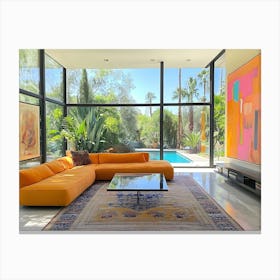 At Home In The Hollywood Hills 2 Canvas Print