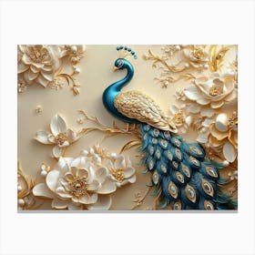 Peacock 43 Canvas Print