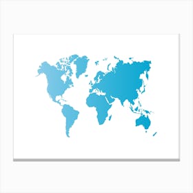 World Map 15 Canvas Print