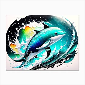 Dolphin Canvas Print