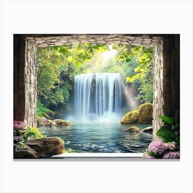 Waterfall 4 Canvas Print