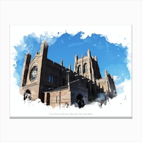 Christ Church Cathedral, Newcastle, New South Wales Canvas Print