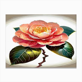 Camellia Painting Canvas Print