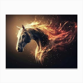 Fire Horse 2 Canvas Print