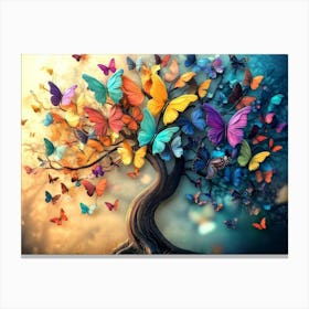 Butterfly Tree 4 Canvas Print