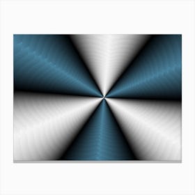 Blue Color Modern Interior Background Canvas Print