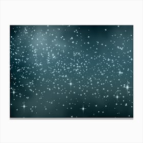 Lavender And Grey Tone Shining Star Background Canvas Print