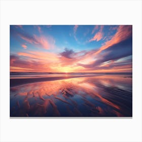 Sunset Shore 11 Canvas Print