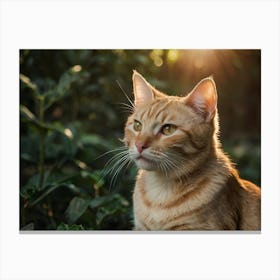 Orange Tabby Cat 1 Canvas Print