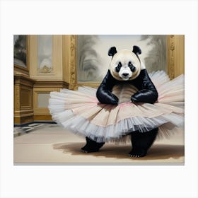 Royal Ballet - a panda in the palace Canvas Print
