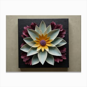 Flower Wall Art Canvas Print