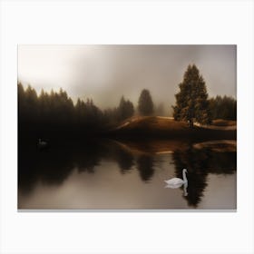 Swan Lake 2 Canvas Print