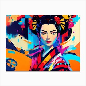 Geisha 119 Canvas Print