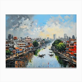 Kolkata City By Sandeep Kumar Canvas Print