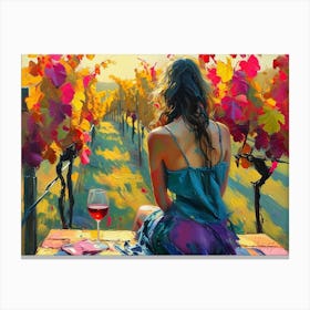 Hedonism In The Golden Vineyard Pt. 2 Canvas Print