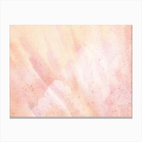 Pastel Watercolor Background Canvas Print