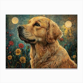 Golden Retriever Fine Art Portrait 2 Canvas Print