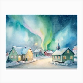 Aurora Borealis Canvas Print