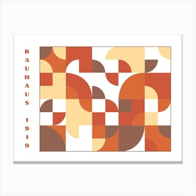 Bauhaus Orange Exhibition 22 Canvas Print