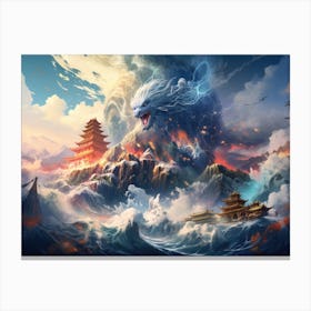 Asian Dragon Canvas Print