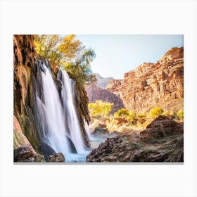 Grand Canyon Waterfall Canvas Print