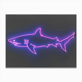 Neon Pink Nurse Shark 5 Canvas Print