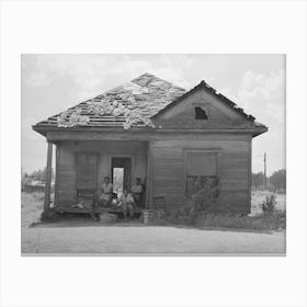 Untitled Photo, Possibly Related To Home Of Agricultural Day Laborer S Home In Muskogee County, Oklahoma Canvas Print