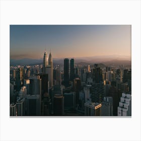 Kuala Lumpur during sunrise Canvas Print